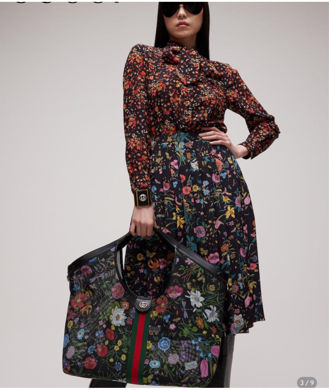 GUCCI Черная сумка тоут, фото 3