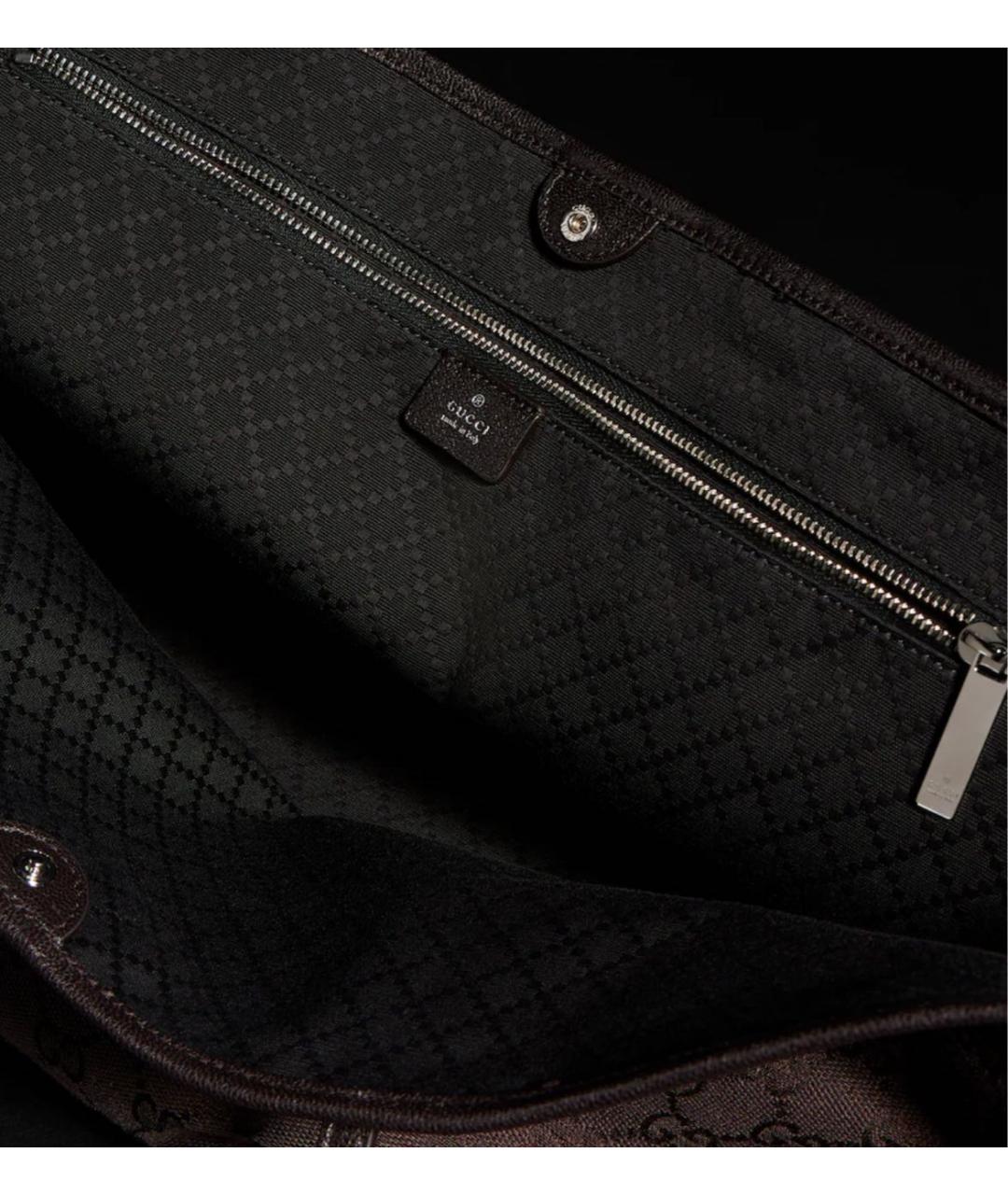 GUCCI Коричневая сумка тоут, фото 4