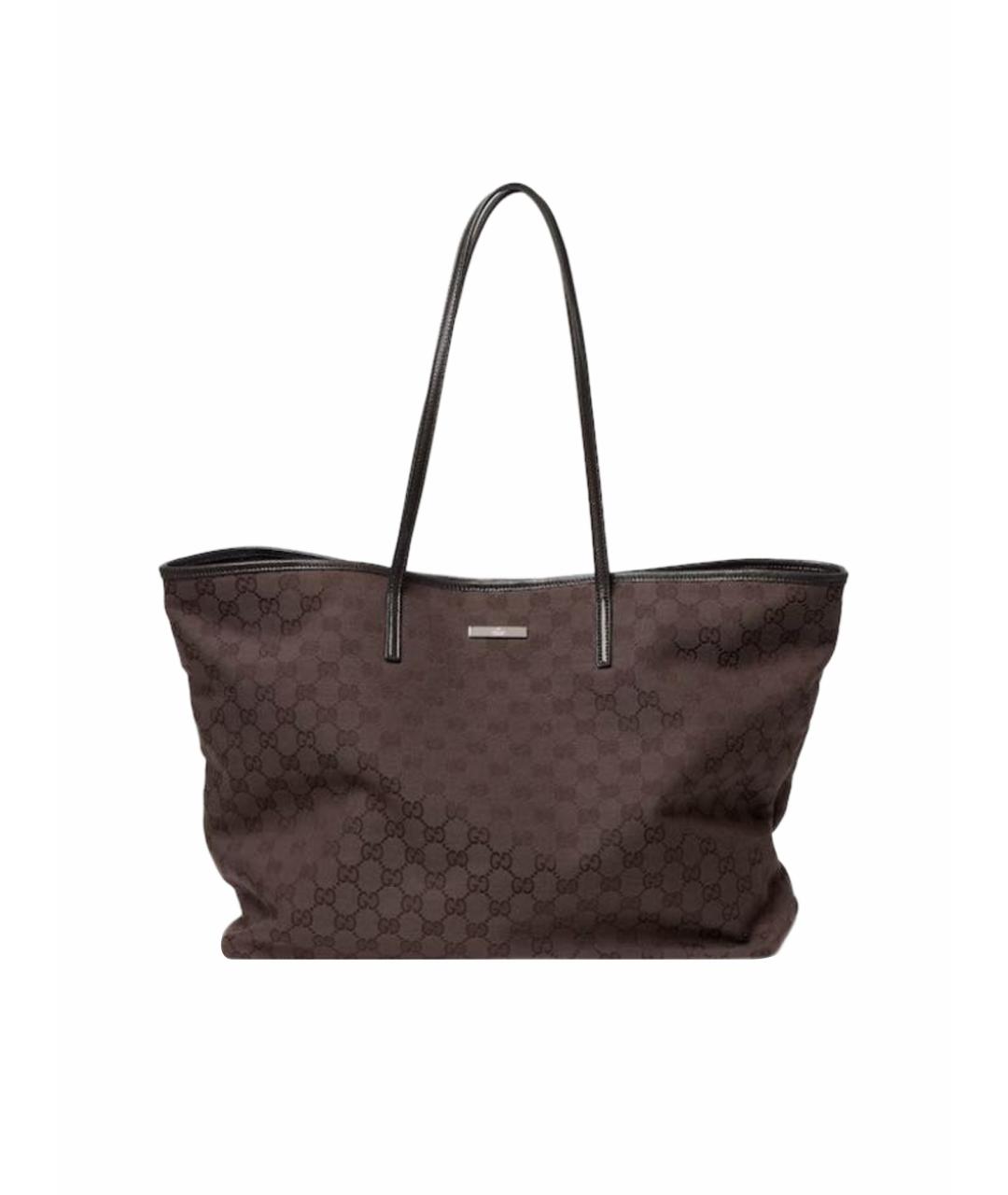 GUCCI Коричневая сумка тоут, фото 1