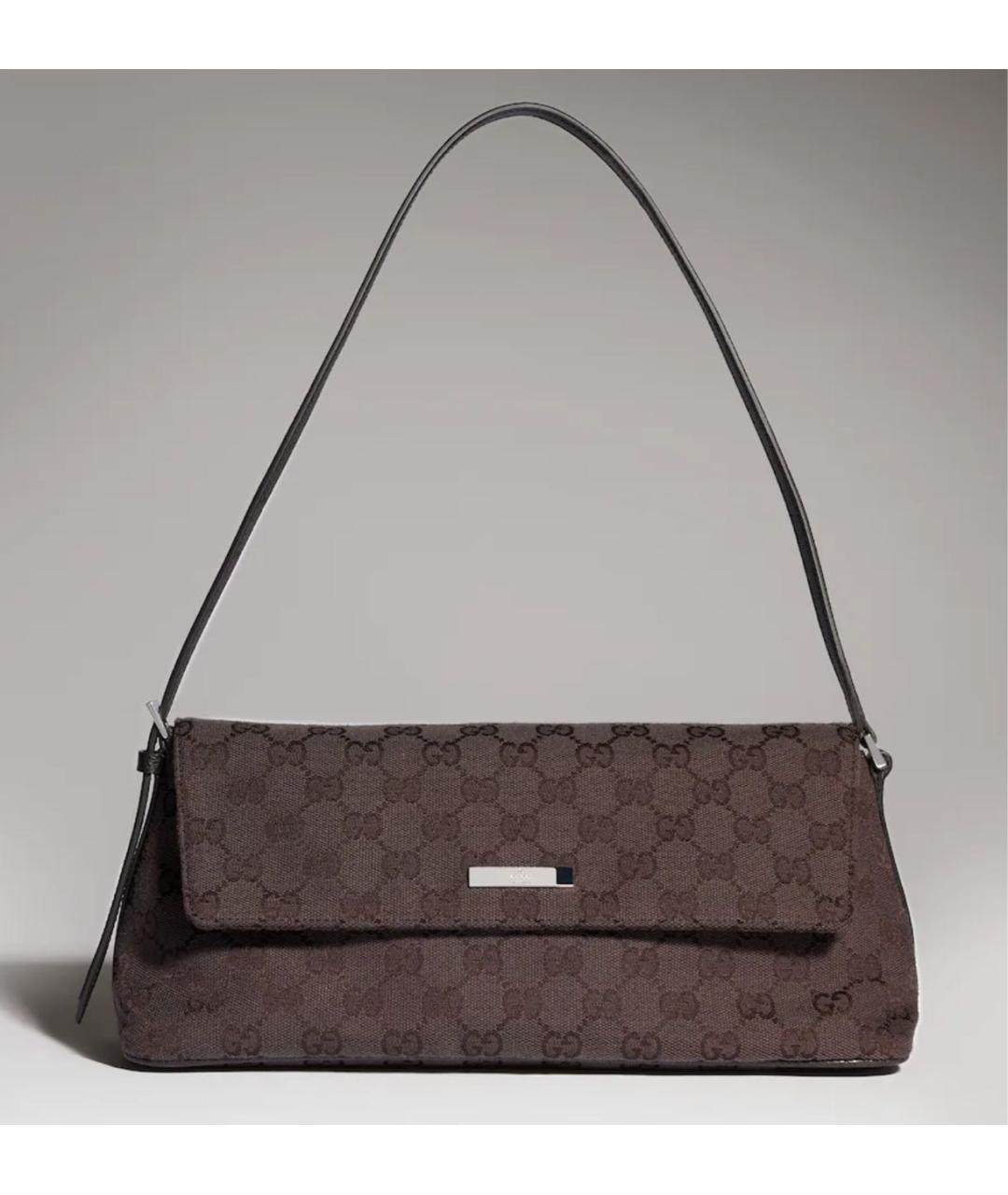 GUCCI Коричневая сумка с короткими ручками, фото 3