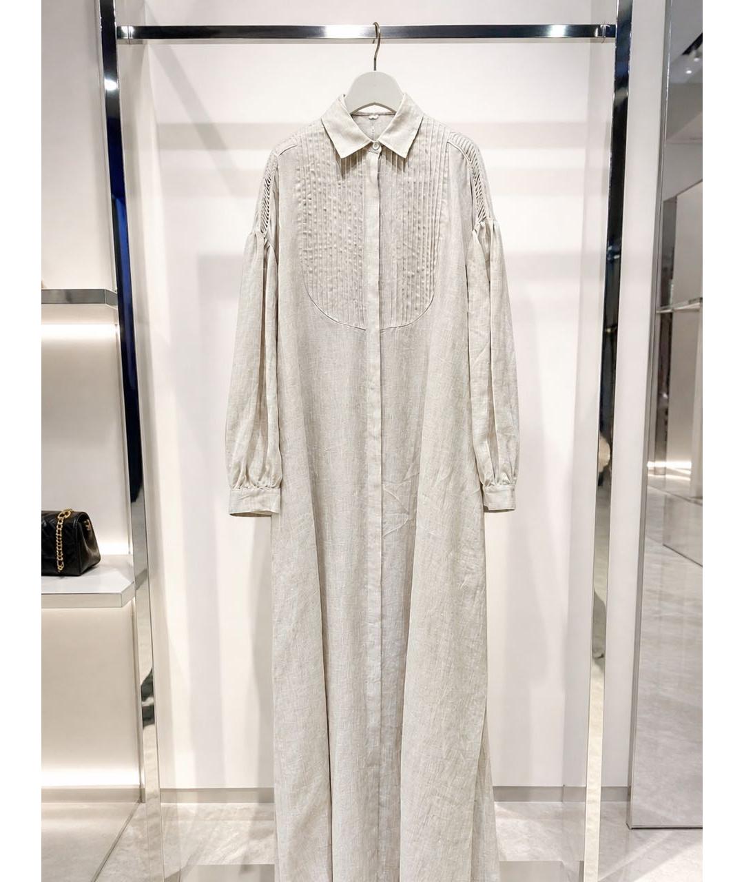 KITON Бежевое платье, фото 2