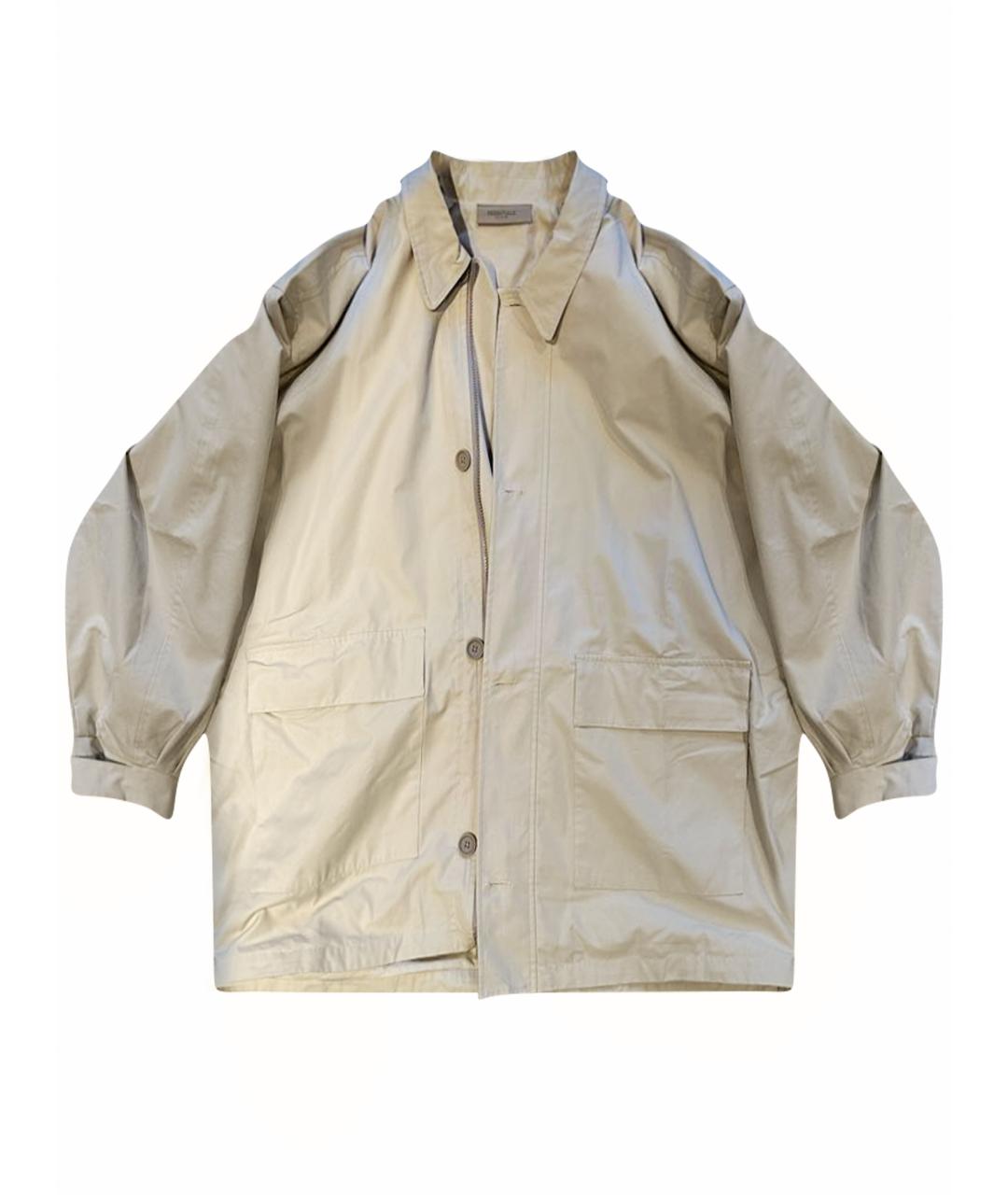 FEAR OF GOD ESSENTIALS Бежевая хлопковая куртка, фото 1