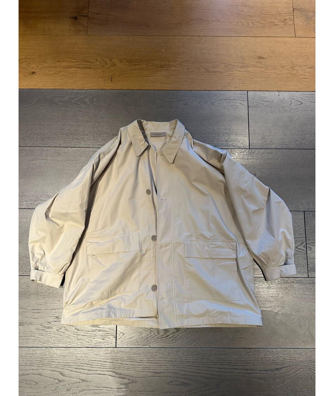 FEAR OF GOD ESSENTIALS Бежевая хлопковая куртка, фото 8