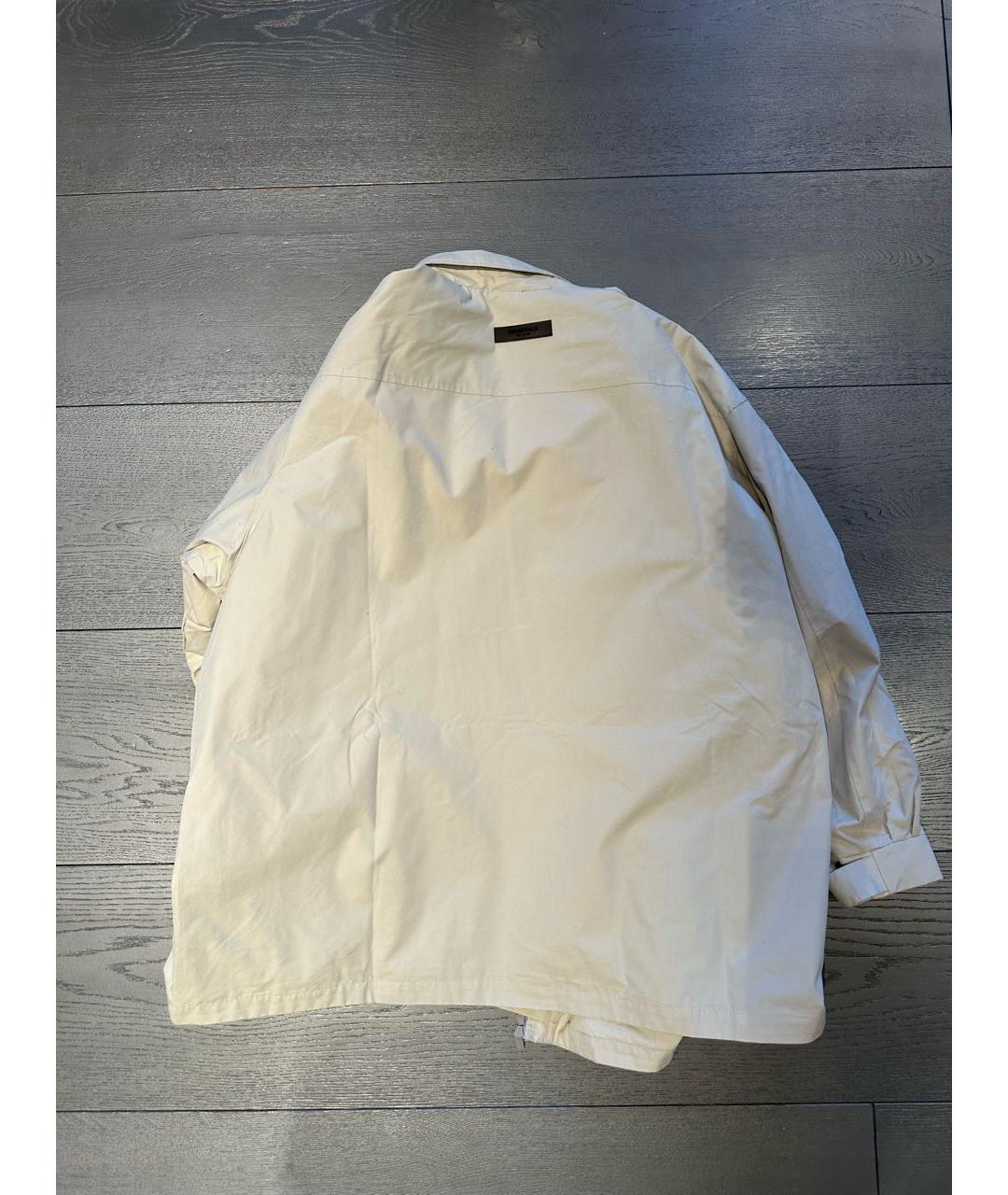 FEAR OF GOD ESSENTIALS Бежевая хлопковая куртка, фото 6
