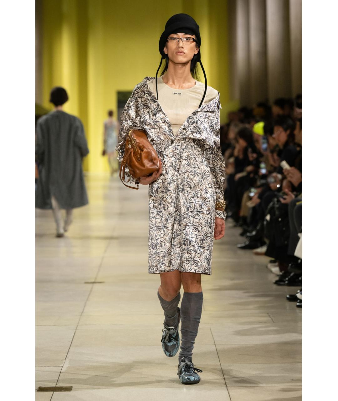 MIU MIU Мульти кожаные кроссовки, фото 7
