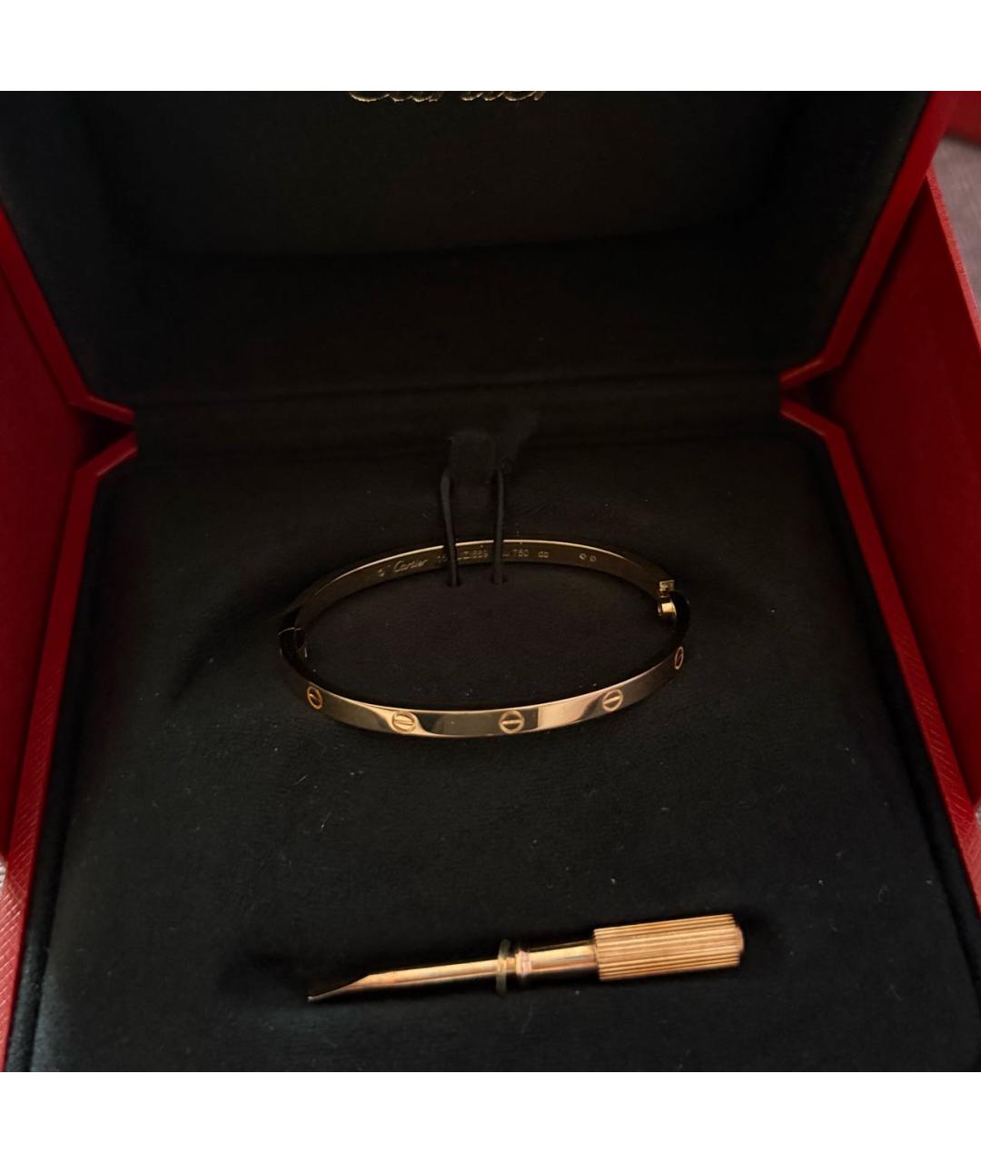 CARTIER Золотой браслет из розового золота, фото 4
