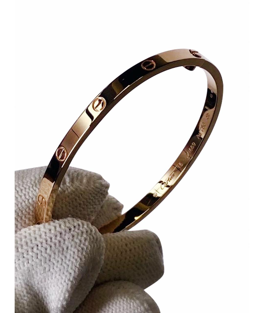 CARTIER Золотой браслет из розового золота, фото 1