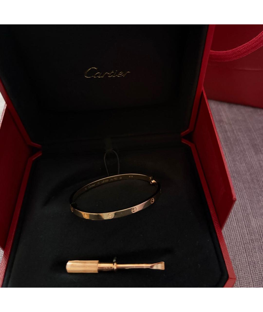CARTIER Золотой браслет из розового золота, фото 2