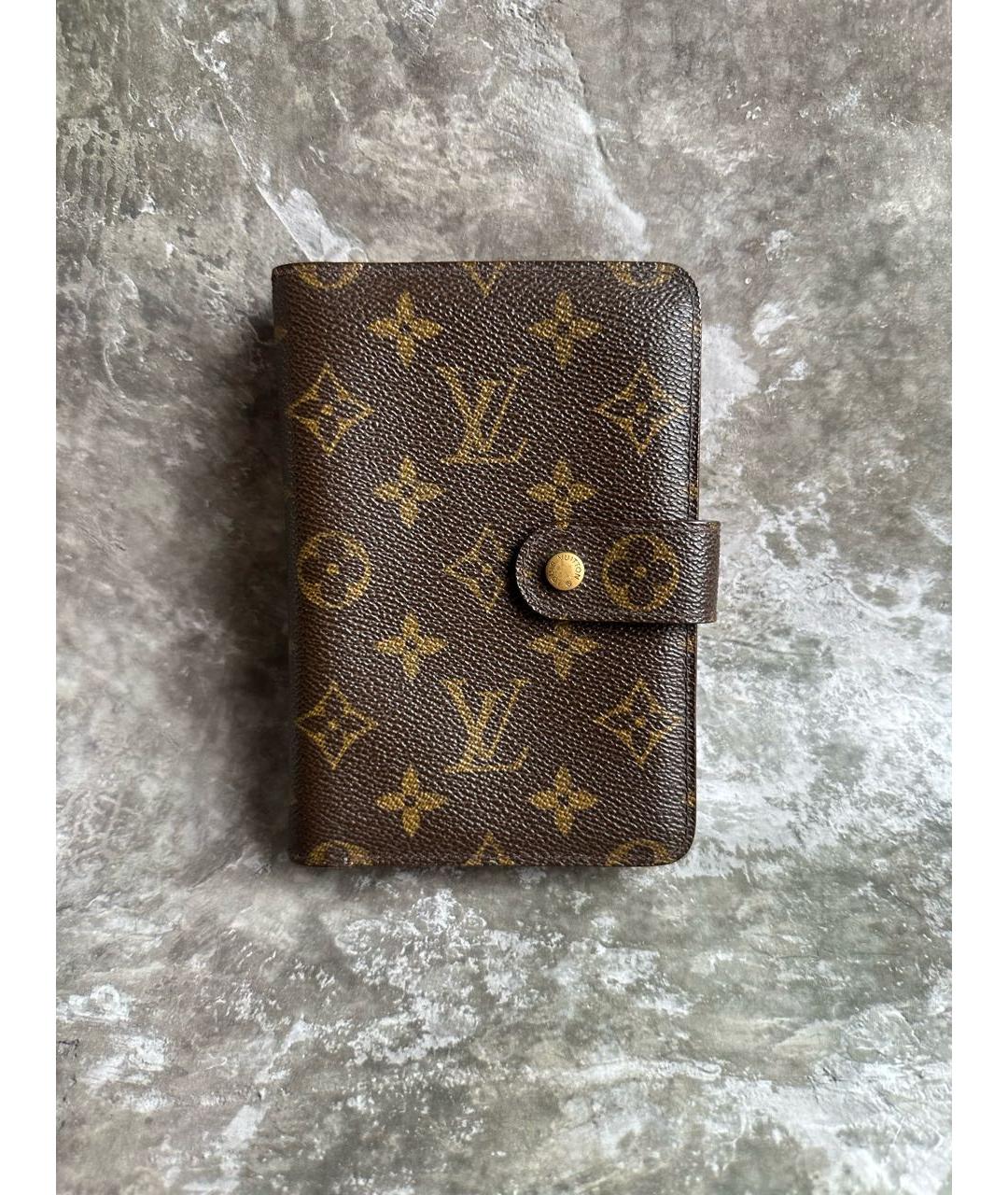 LOUIS VUITTON Коричневый кошелек, фото 2