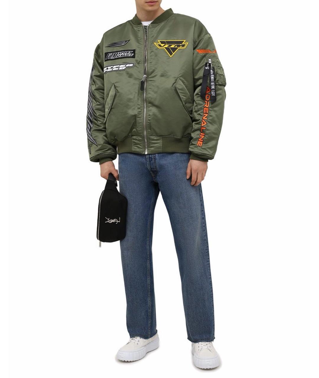 VETEMENTS Хаки куртка, фото 2