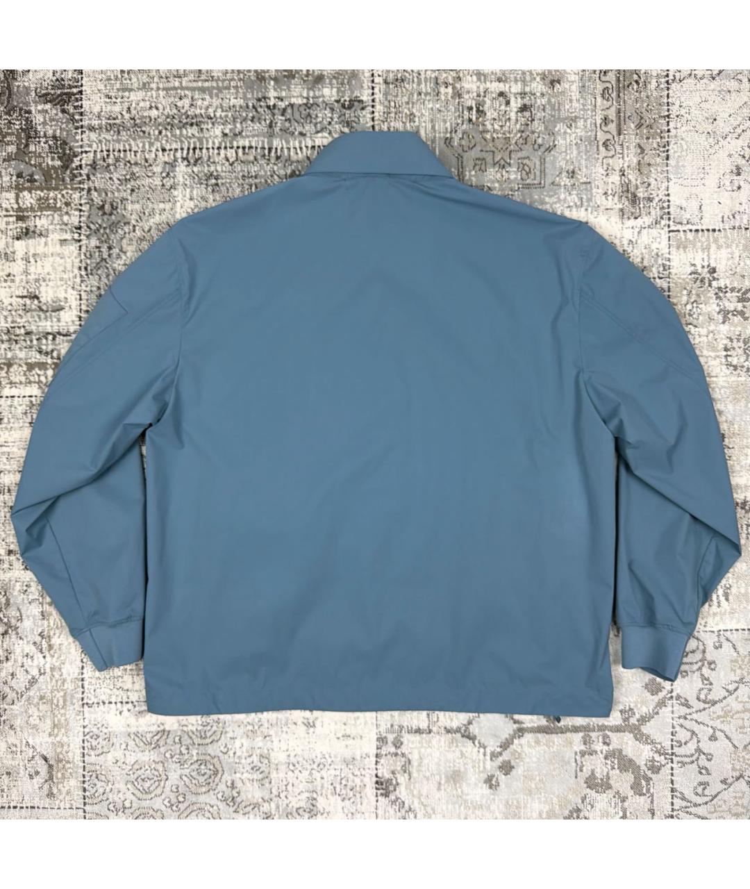 CP COMPANY Голубая полиэстеровая куртка, фото 2