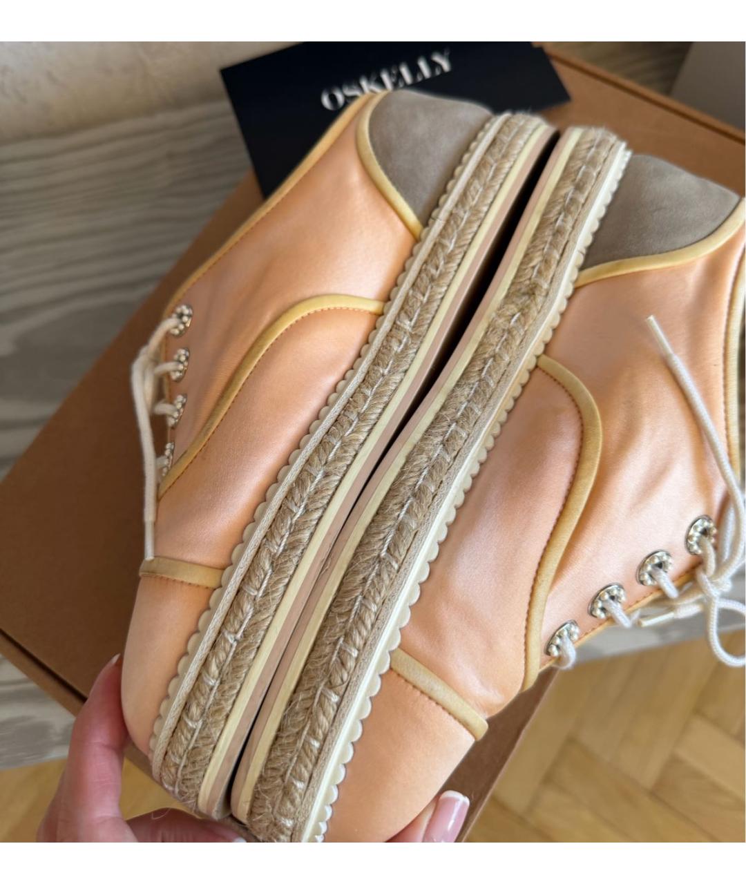 CHANEL Розовые кеды, фото 6