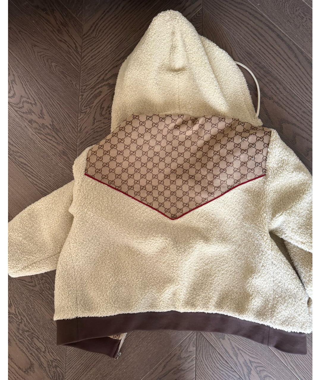 GUCCI Бежевая шерстяная куртка, фото 2