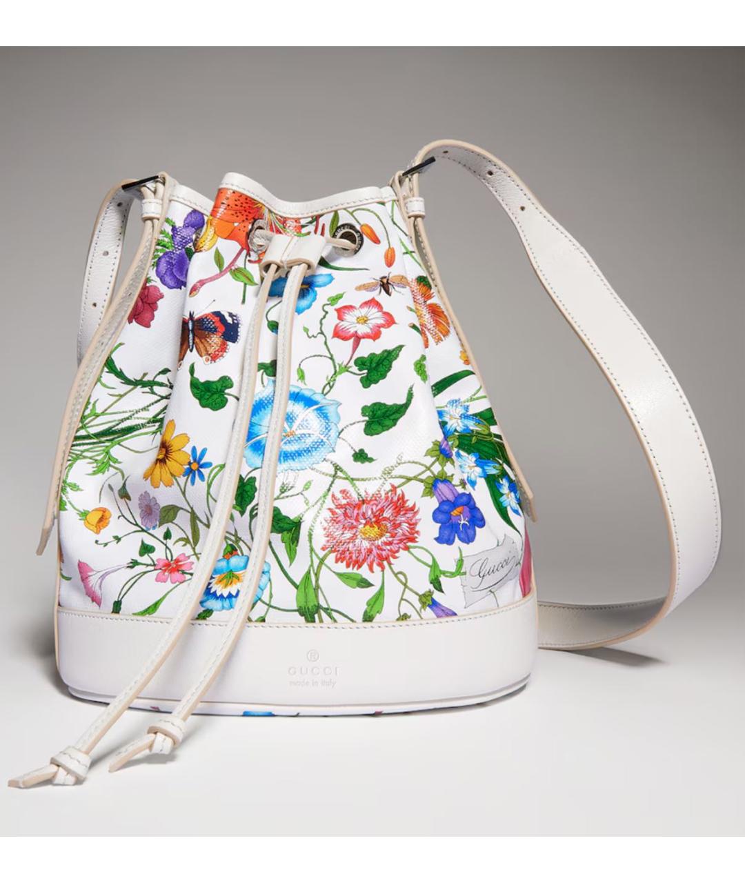 GUCCI Белая сумка тоут, фото 3