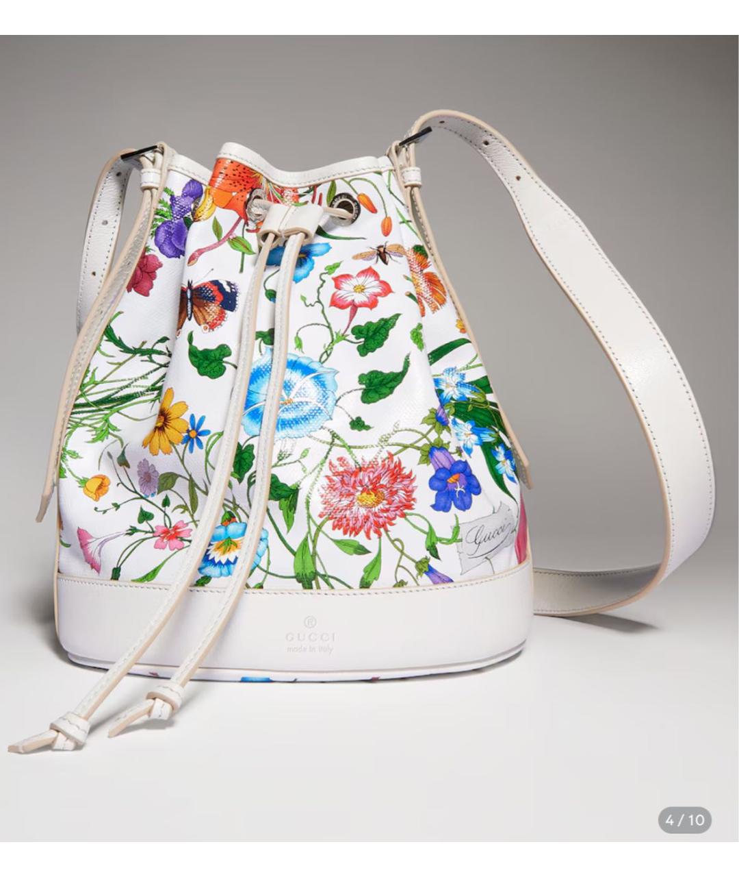 GUCCI Белая сумка тоут, фото 4