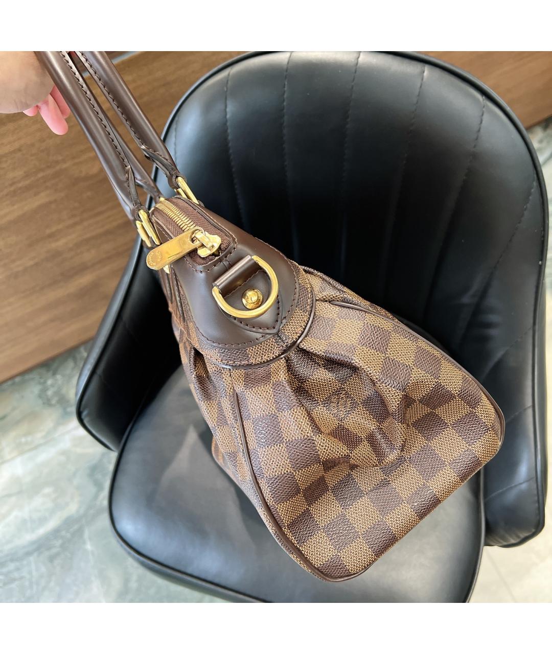 LOUIS VUITTON Коричневая сумка тоут, фото 5