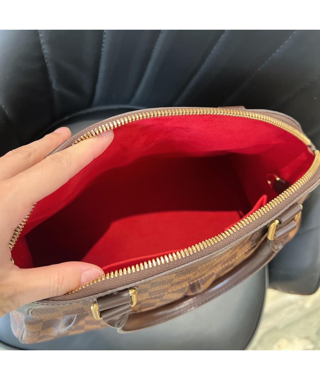 LOUIS VUITTON Коричневая сумка тоут, фото 8