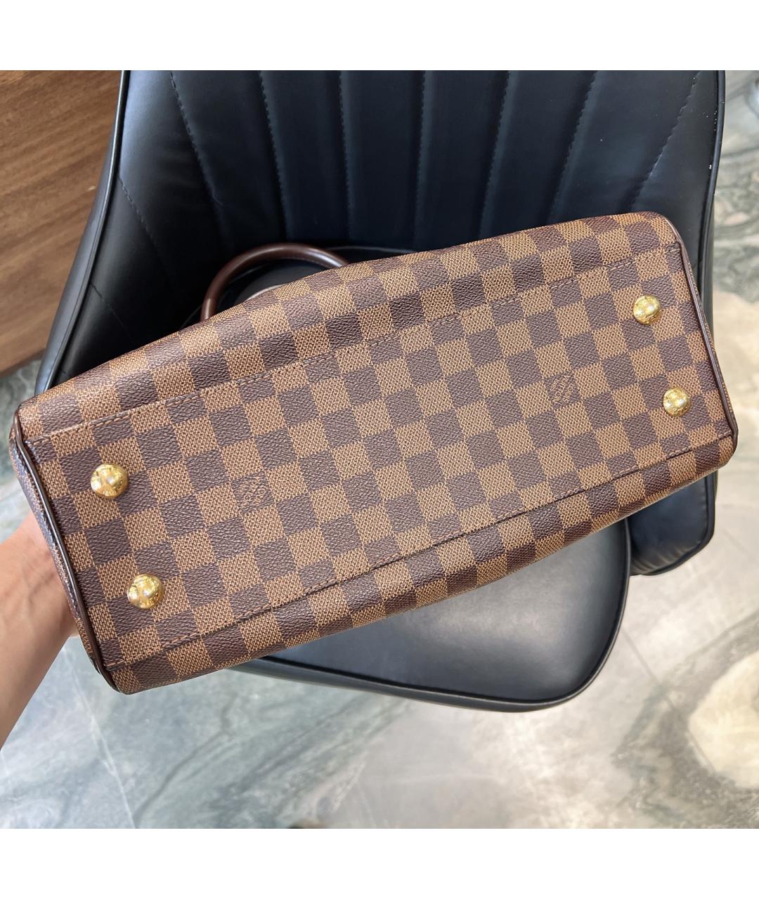 LOUIS VUITTON Коричневая сумка тоут, фото 7