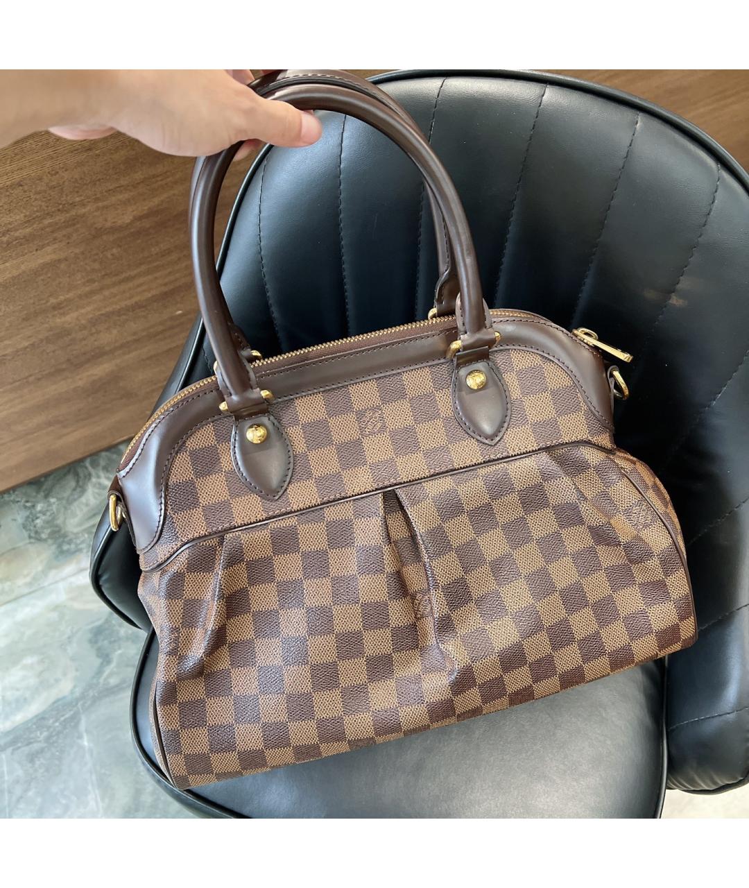 LOUIS VUITTON Коричневая сумка тоут, фото 3