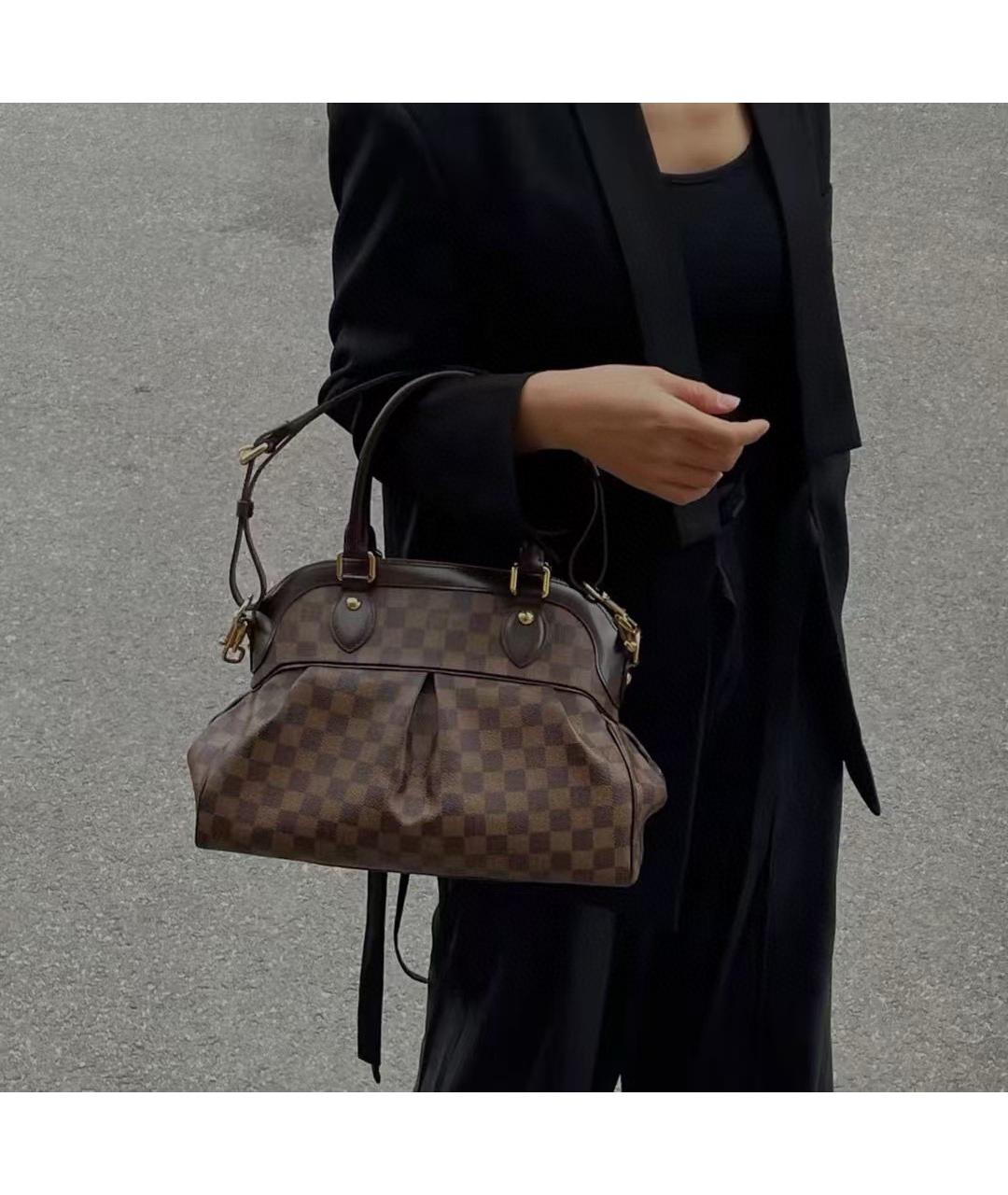 LOUIS VUITTON Коричневая сумка тоут, фото 9