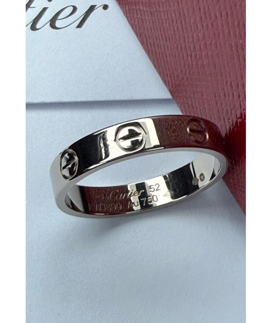 CARTIER Серебряное кольцо из белого золота, фото 2