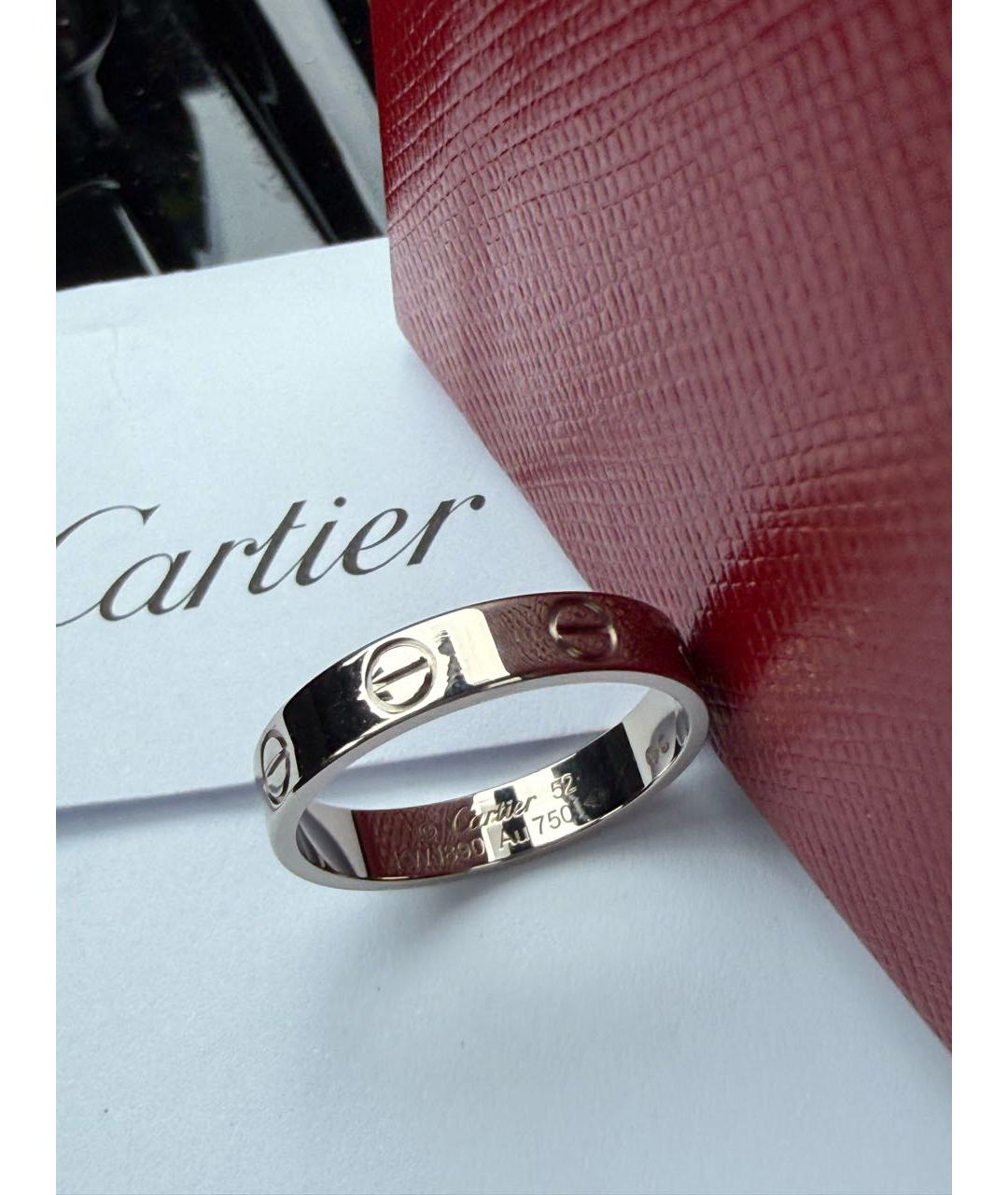 CARTIER Серебряное кольцо из белого золота, фото 9