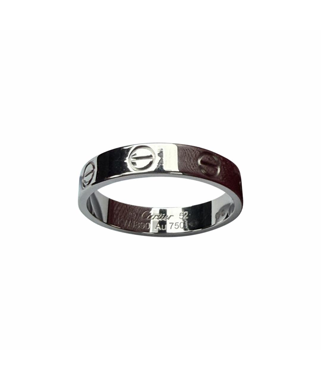 CARTIER Серебряное кольцо из белого золота, фото 1