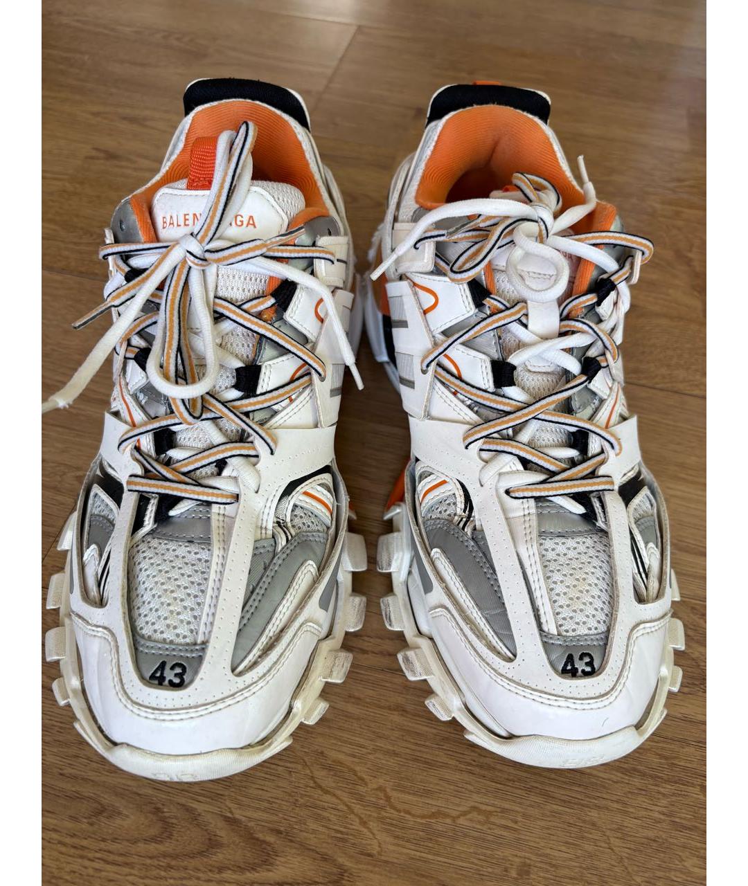 BALENCIAGA Белые низкие кроссовки / кеды, фото 2