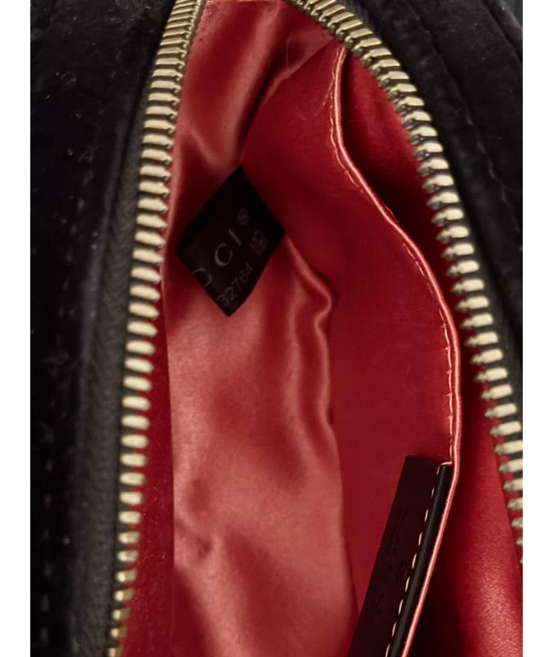 GUCCI Черная бархатная поясная сумка, фото 4