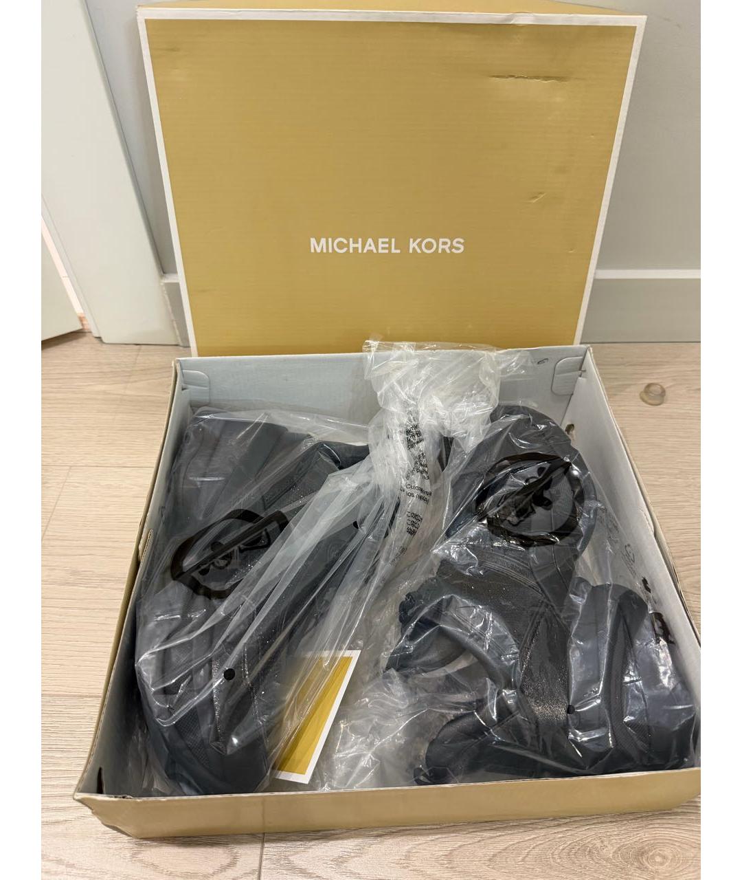 MICHAEL KORS Черные кроссовки, фото 5