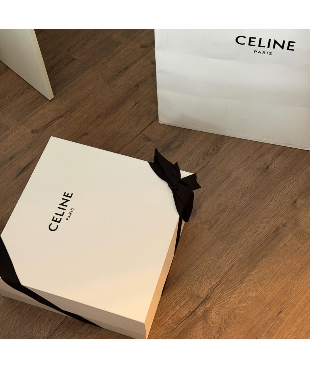 CELINE Черные текстильные ботинки, фото 7
