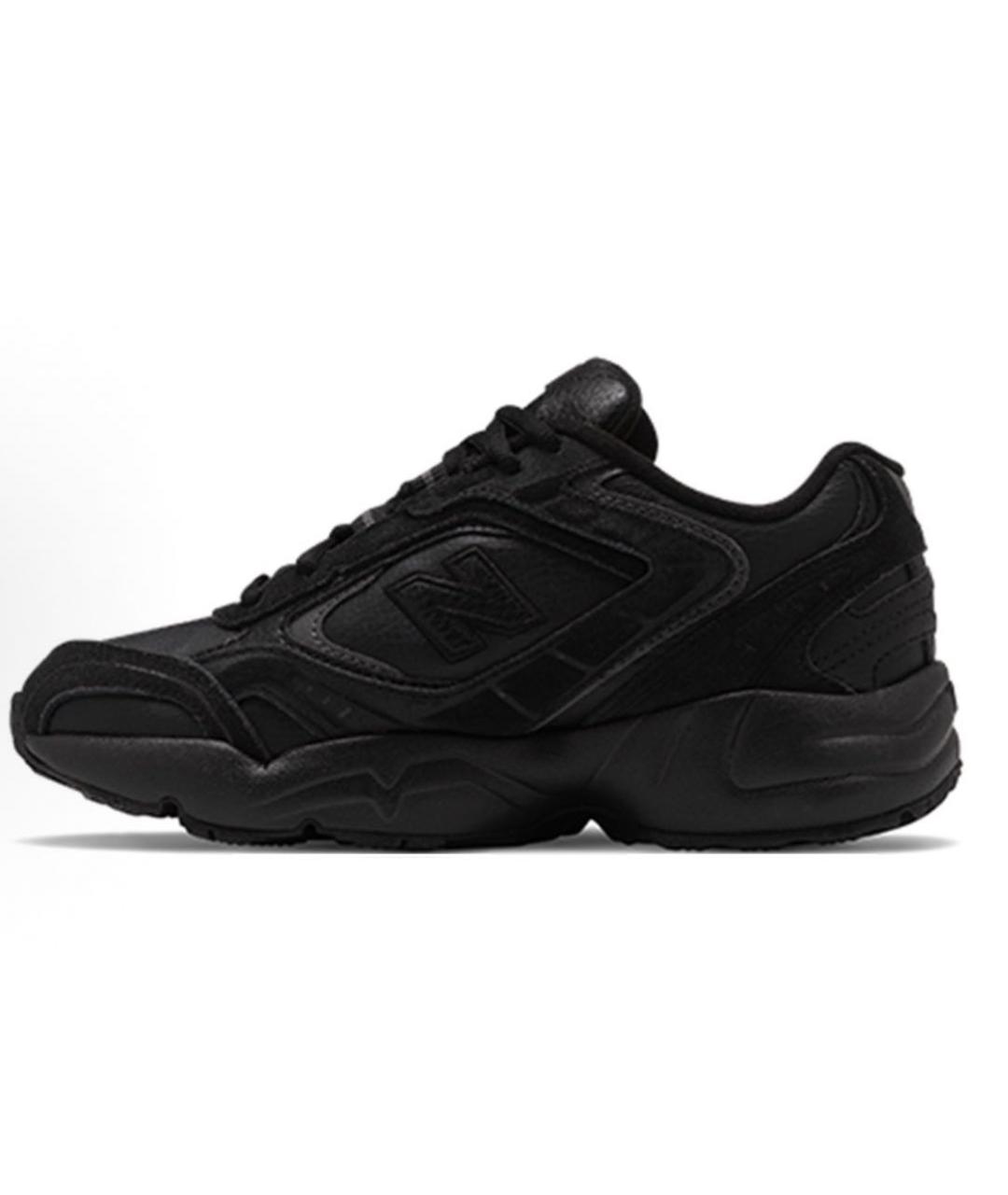 NEW BALANCE Черные кожаные кроссовки, фото 2