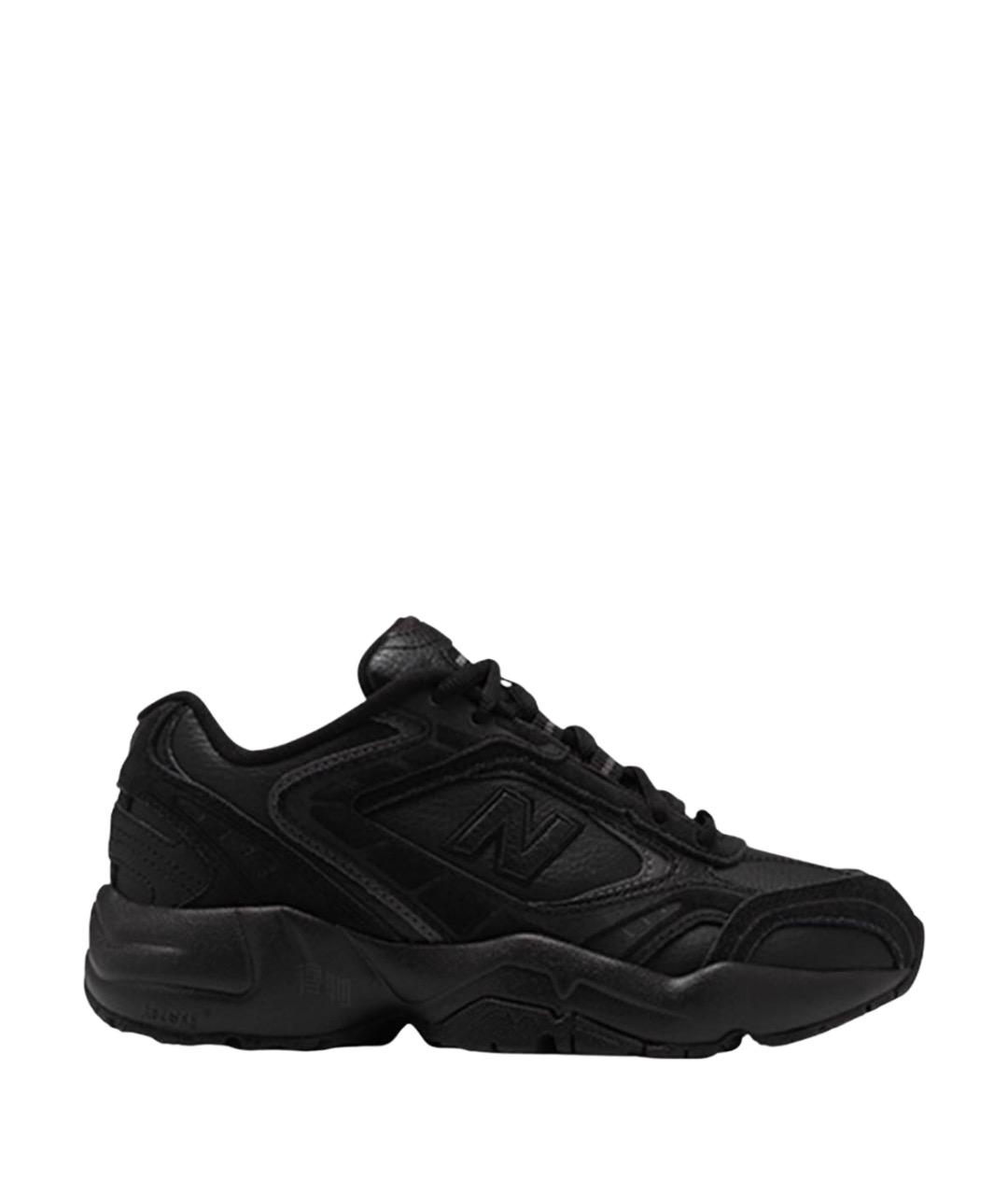 NEW BALANCE Черные кожаные кроссовки, фото 1
