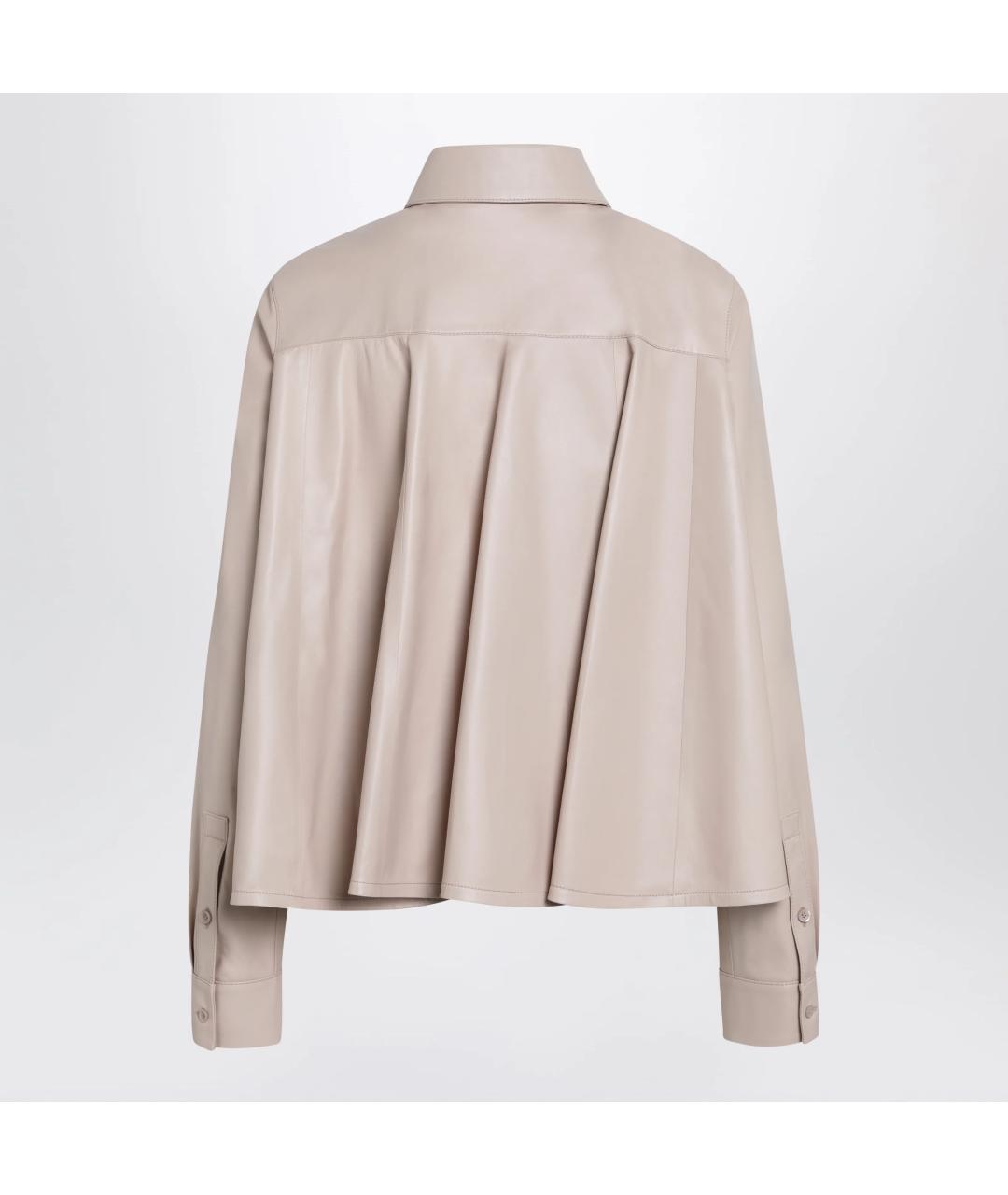 LOEWE Розовая кожаная рубашка, фото 2