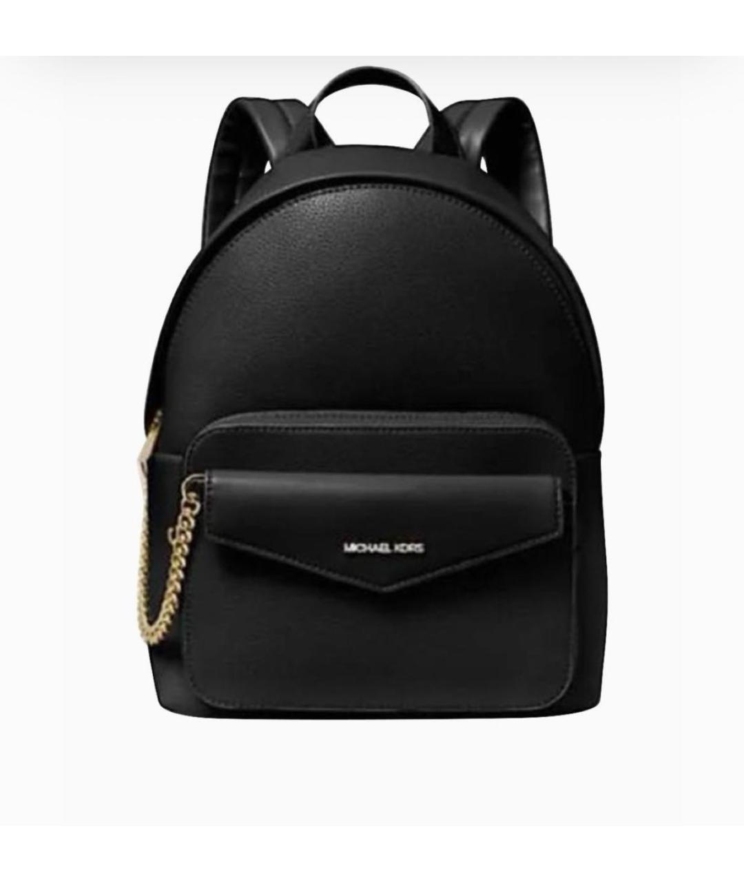 MICHAEL KORS Черный кожаный рюкзак, фото 2