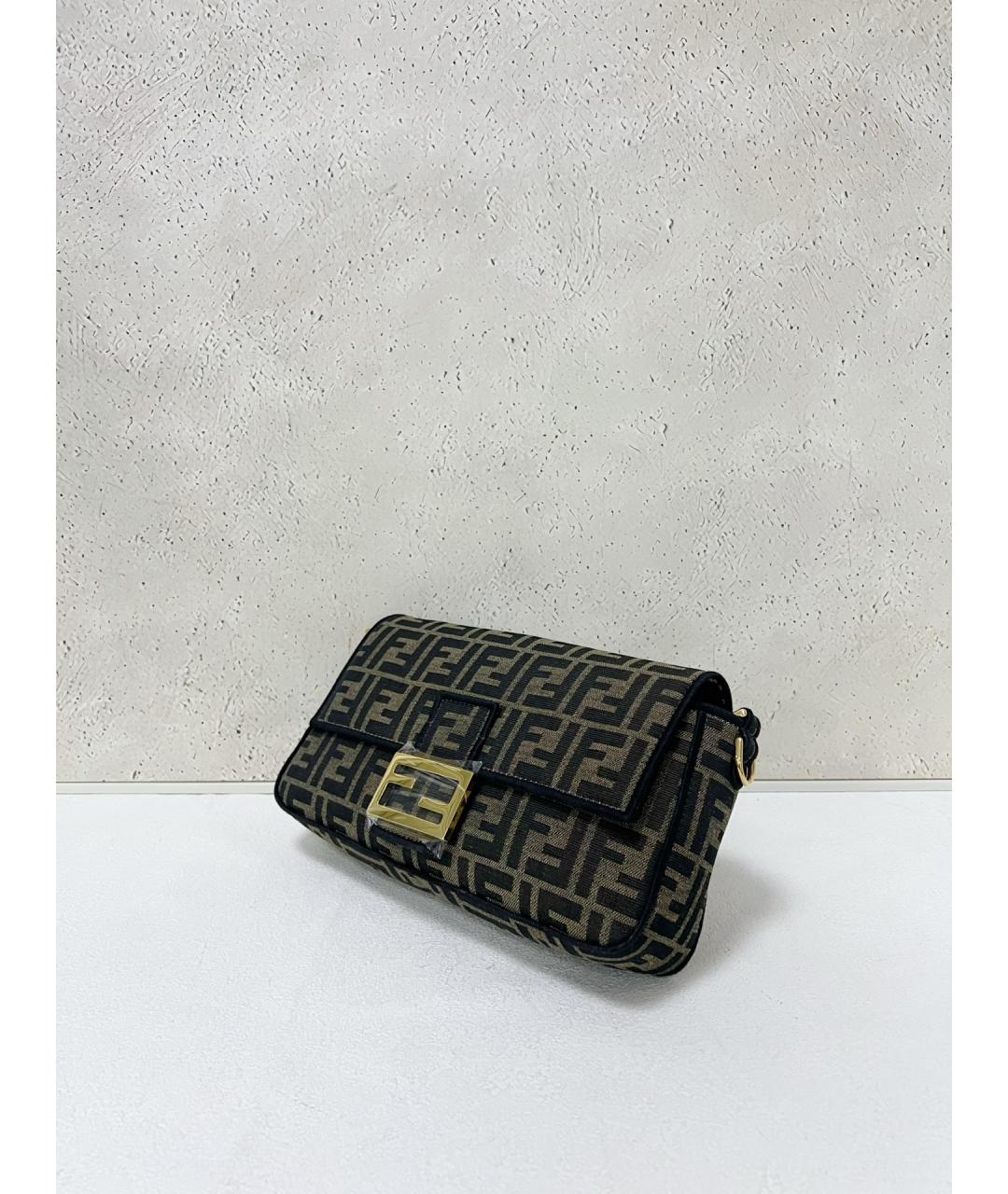 FENDI Коричневая сумка через плечо, фото 4