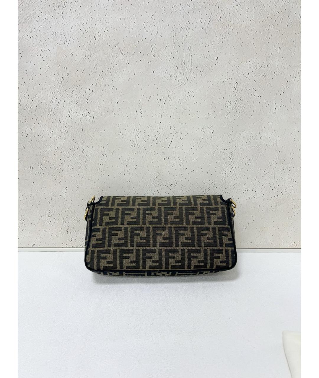 FENDI Коричневая сумка через плечо, фото 2