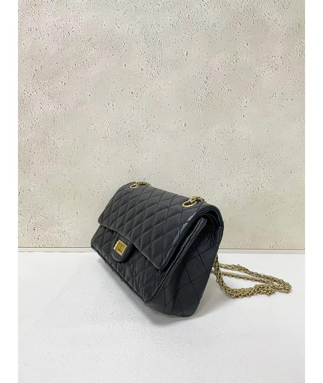 CHANEL Черная кожаная сумка через плечо, фото 4