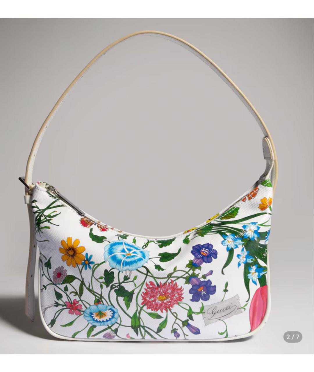 GUCCI Белая сумка с короткими ручками, фото 4