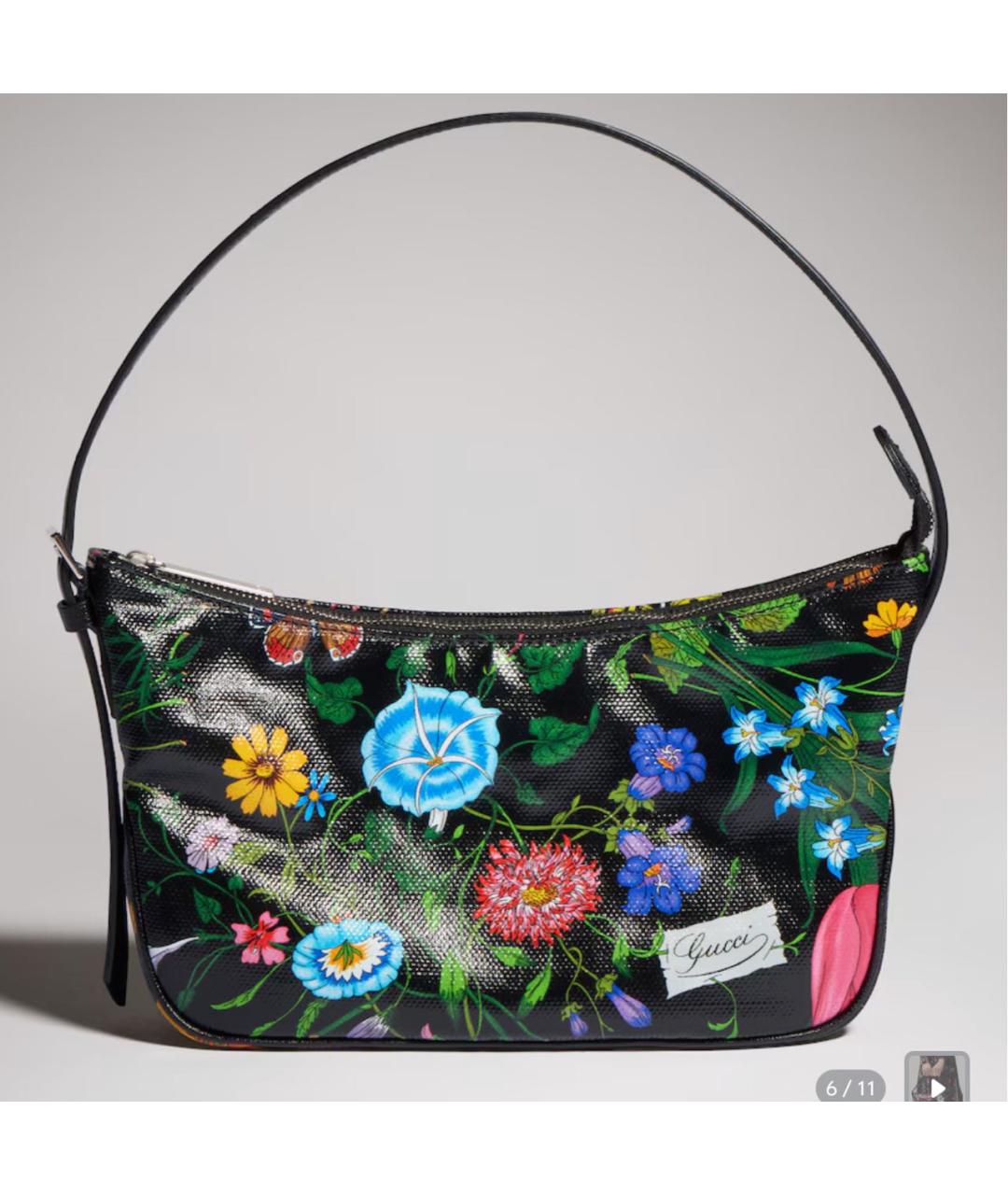 GUCCI Черная сумка с короткими ручками, фото 5