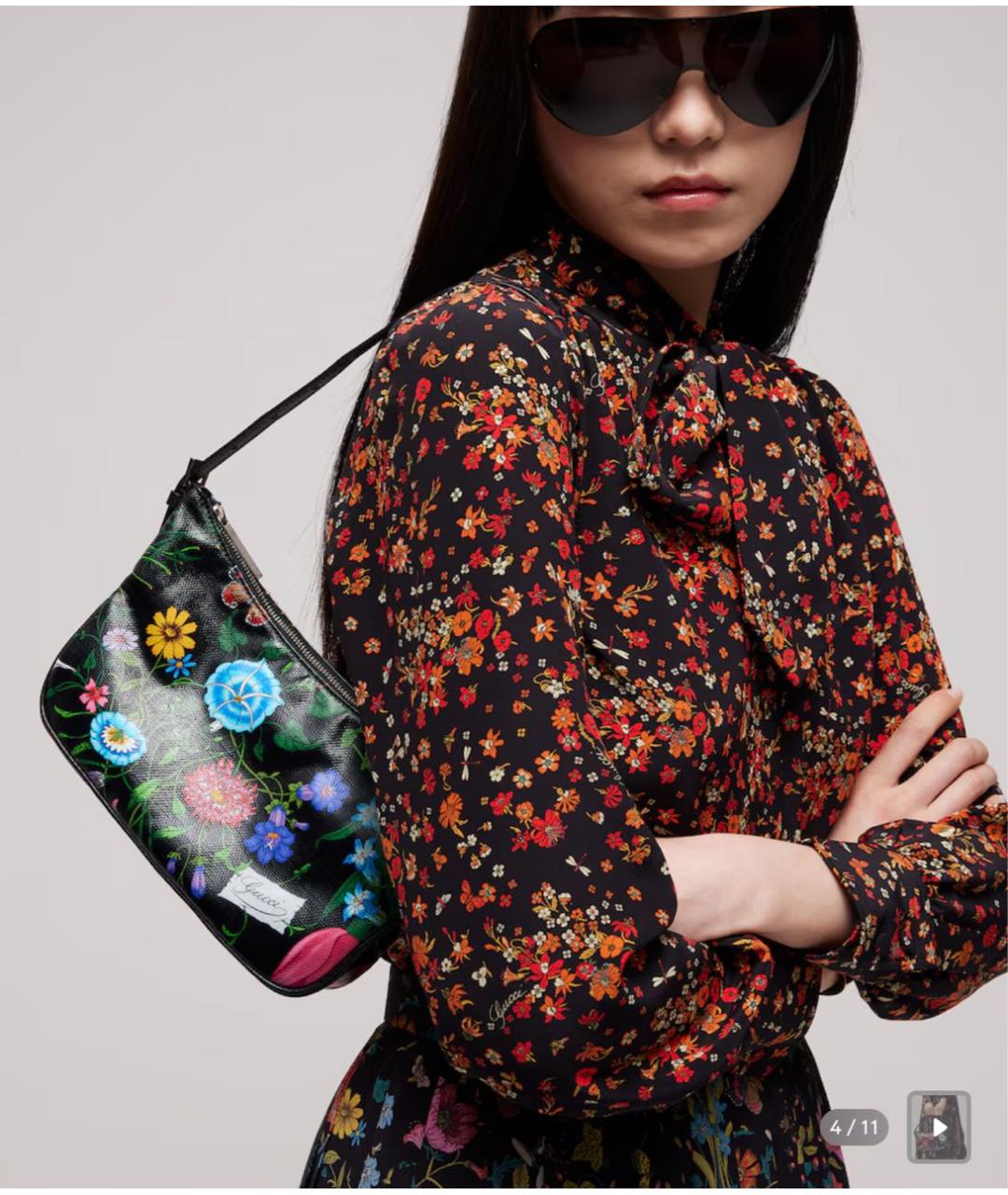GUCCI Черная сумка с короткими ручками, фото 3