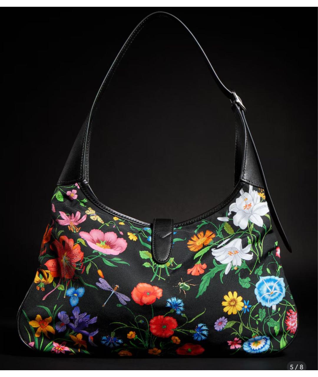 GUCCI Черная сумка тоут, фото 3