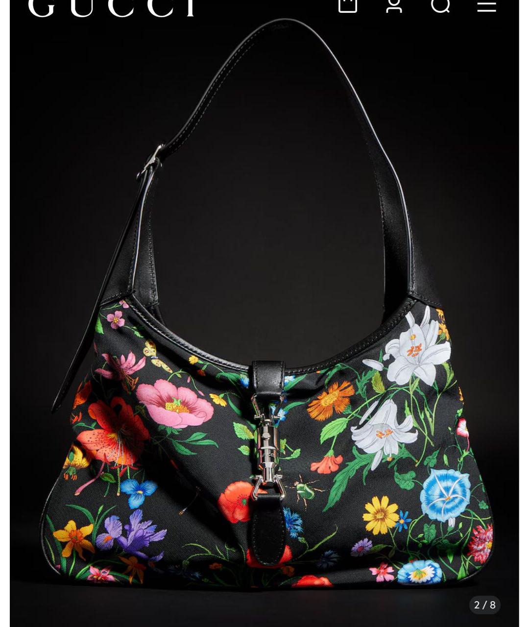 GUCCI Черная сумка тоут, фото 4
