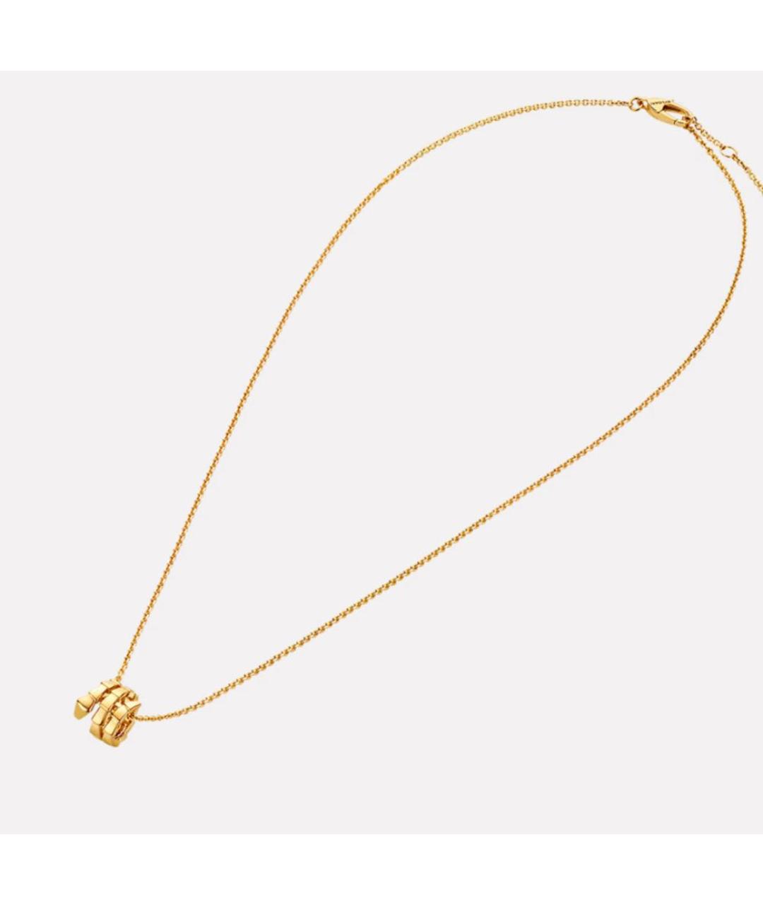 BVLGARI Золотое колье из желтого золота, фото 3