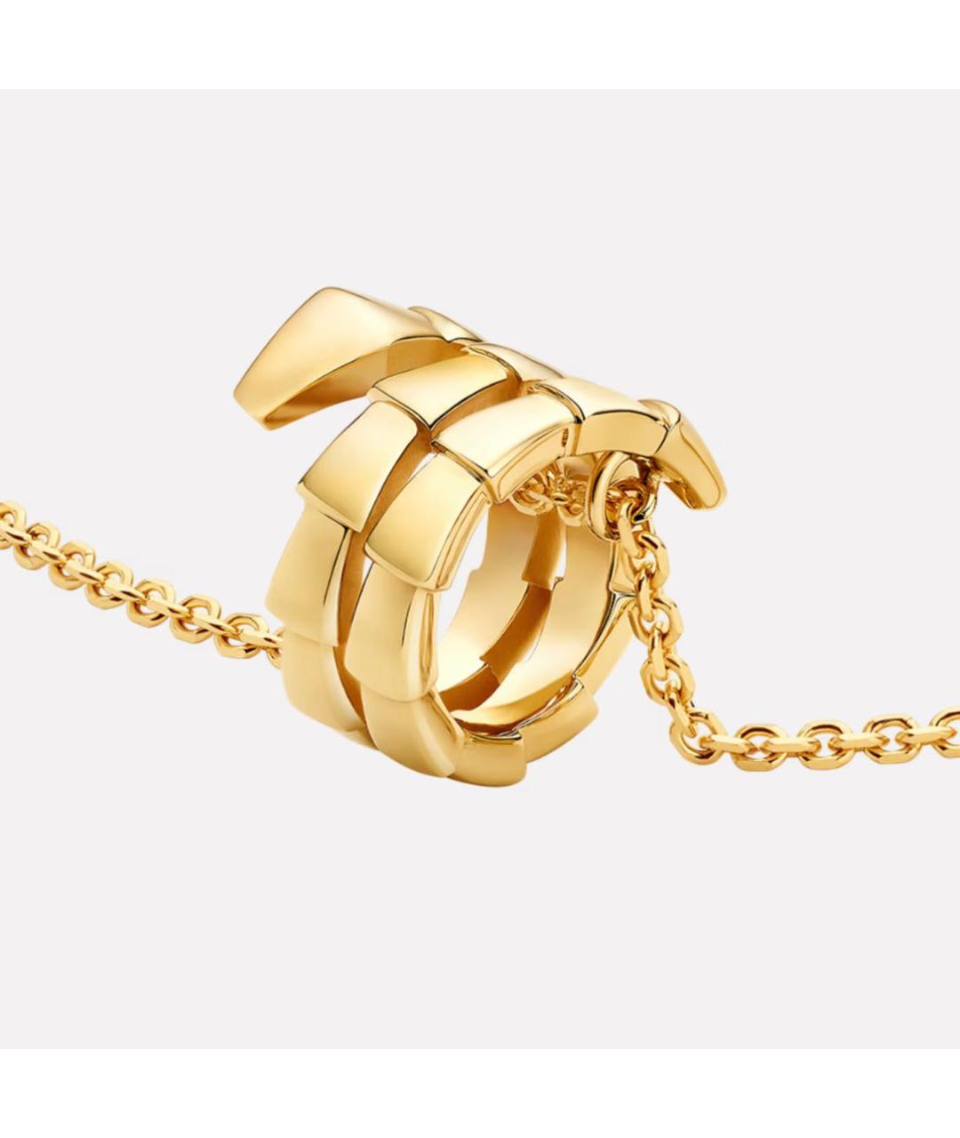 BVLGARI Золотое колье из желтого золота, фото 2