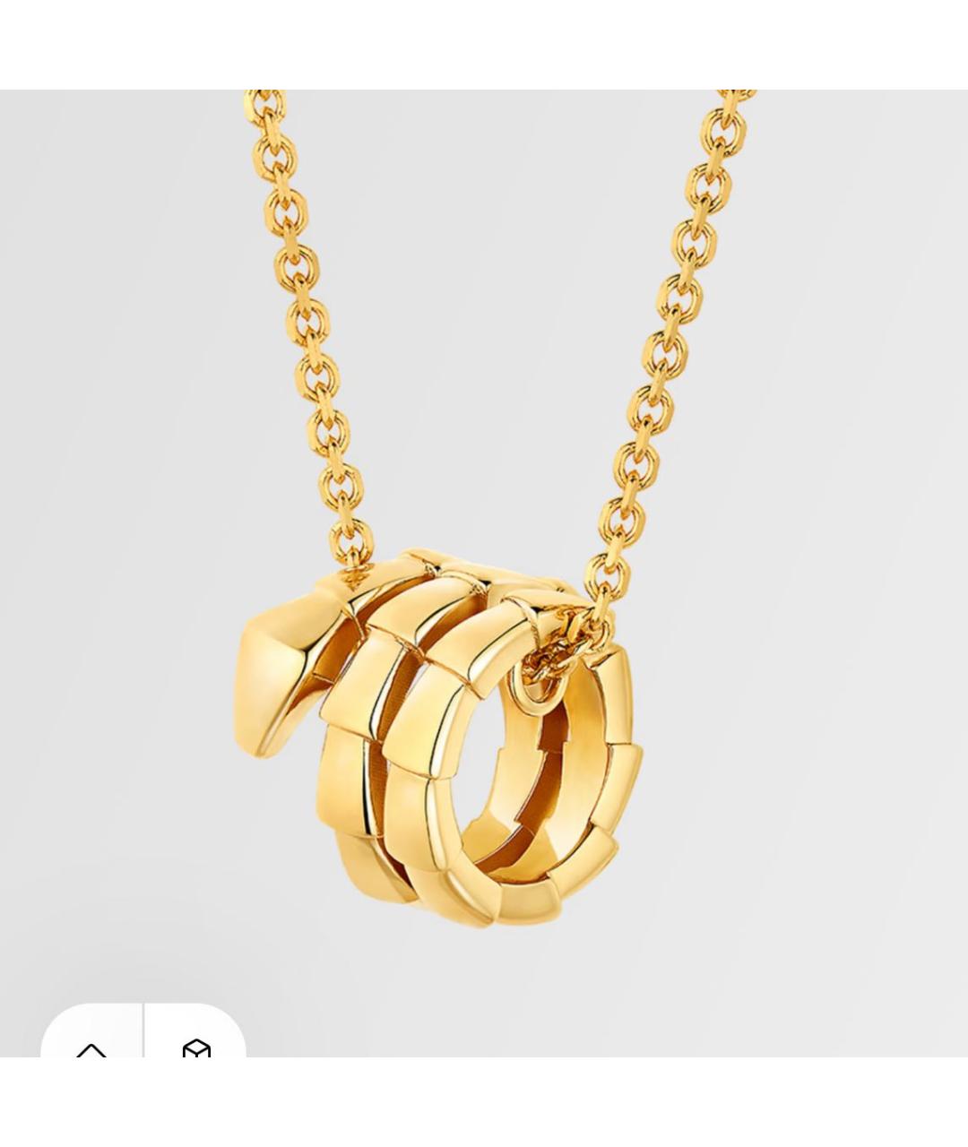 BVLGARI Золотое колье из желтого золота, фото 4