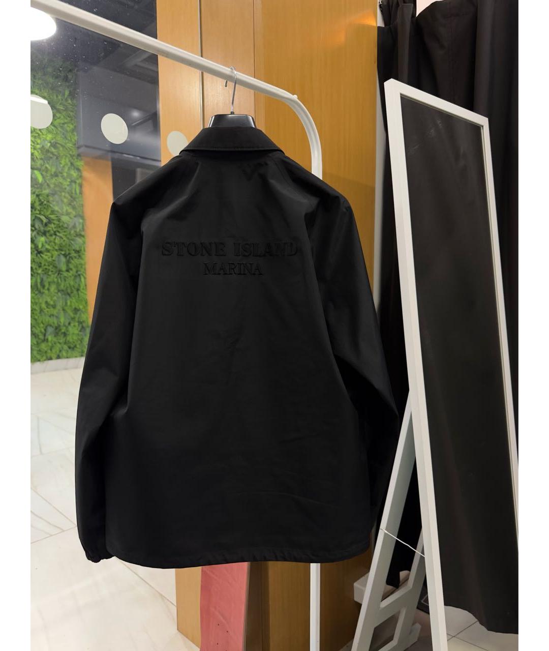 STONE ISLAND Черная куртка, фото 3