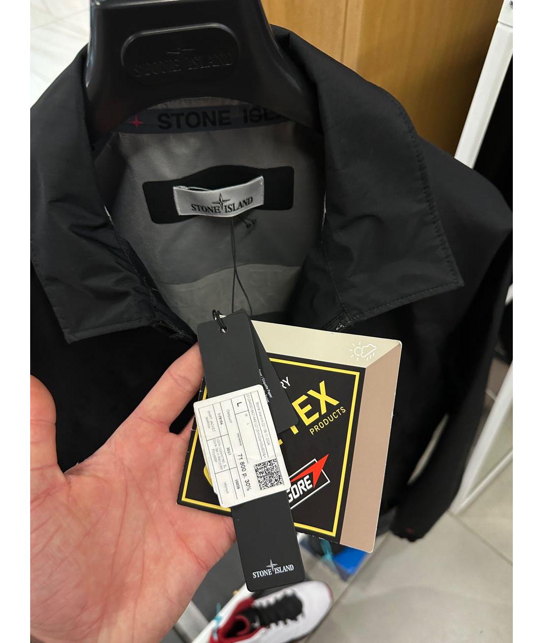 STONE ISLAND Черная куртка, фото 6