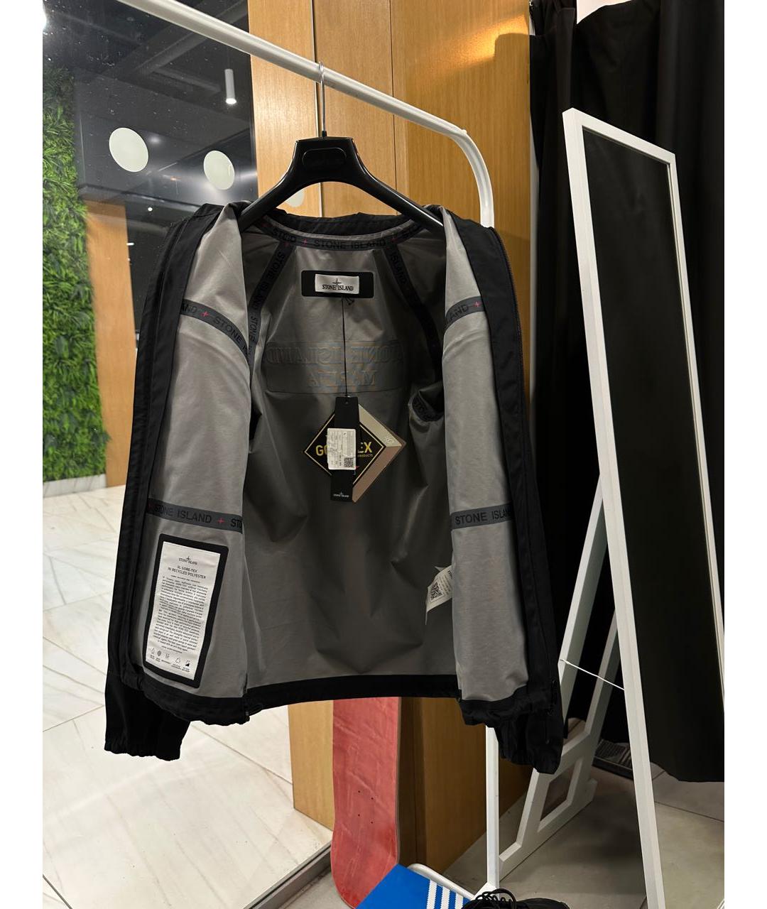 STONE ISLAND Черная куртка, фото 5