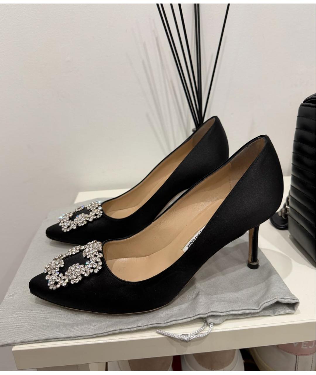 MANOLO BLAHNIK Черные туфли, фото 8